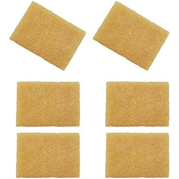 6PCS Rubber Cement Eraser - Glue Runner & Residue Pick-Up Eraser for Removing Adhesive & Residues from Paper, Plastic & More