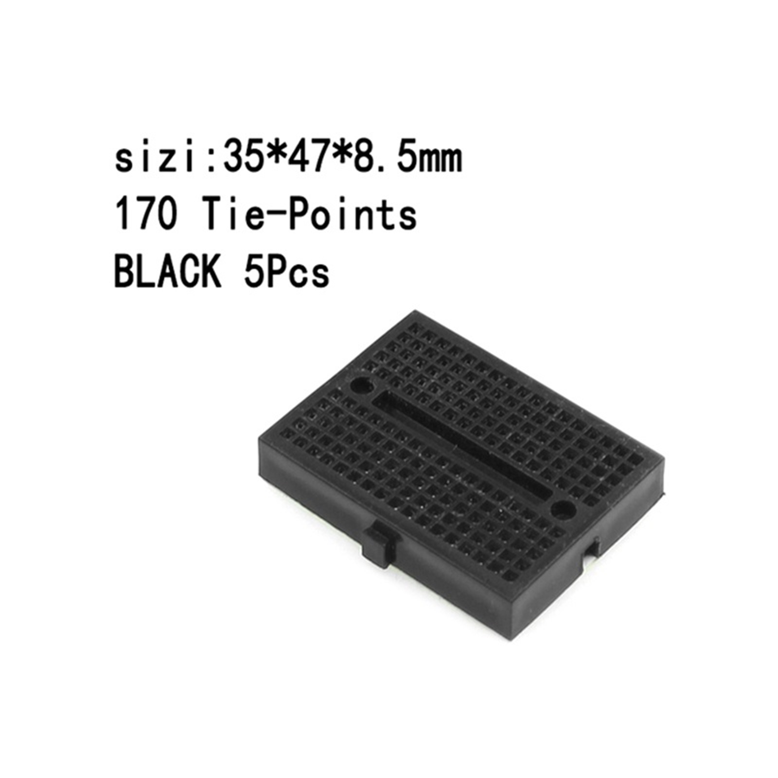 6PCS SYB-170 Mini Breadboard 170 Tie-points DIY Kit for Arduino Projects