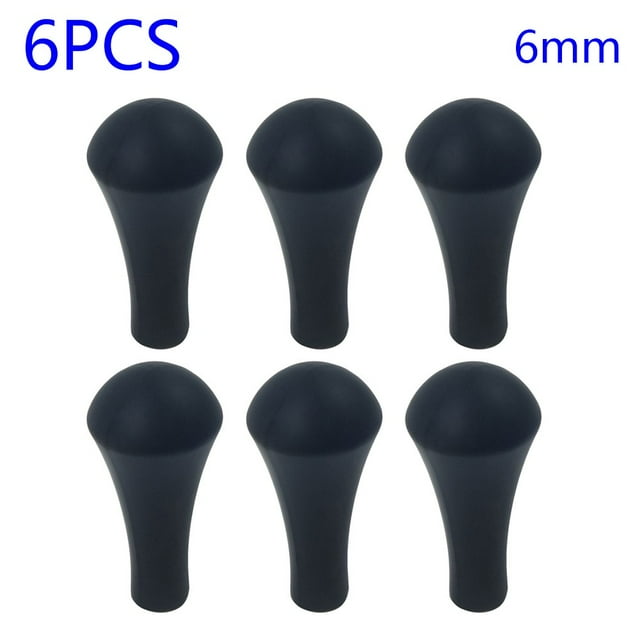 6PCS Safety Soft Rubber Blunt Broadheads Arrow Tips Practice