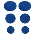 thumbnail image 1 of 6PCS Shoe Patches for Holes, Shoe Heel Repair Patches,Round Form Shoe Repair Sticker Patches Shoe Prevention Toe Self-Adhesive Shoe Repair Kits Tape Pads for Sneakers Mesh Shoes(Blue), 1 of 9