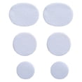 thumbnail image 1 of 6PCS Shoe Patches for Holes, Shoe Heel Repair Patches,Round Form Shoe Repair Sticker Patches Shoe Prevention Toe Self-Adhesive Shoe Repair Kits Tape Pads for Sneakers Mesh Shoes(White), 1 of 9