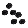 thumbnail image 1 of 6PCS Silicone Fishing Rod Holder Balls â 5-Size Adjustable Holes for Pole Protection | Non- Portable Holders for Boat, Dock & Shore Fishing, Black, 1 of 8