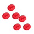 thumbnail image 1 of 6PCS Silicone Fishing Rod Holder Balls â 5-Size Adjustable Holes for Pole Protection | Non- Portable Holders for Boat, Dock & Shore Fishing, Red, 1 of 8