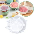 thumbnail image 1 of 6PCS Silicone Stretch Lids, Reusable Silicone Container Cover, Multi-functional Food Storage Covers for Various Food Containers, 1 of 7