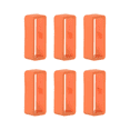 thumbnail image 1 of 6PCS Silicone Watch Strap Keeper Rings 24mm - Universal Rubber Band Loop Holder for Smartwatch and Sport Bands, Fixed Bracelet Ring with Notch for Secure Fit, 1 of 2