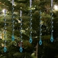 thumbnail image 1 of 6PCS Snowflake Christmas Decorations, Acrylic Crystal Icicle Pendants, Hanging Xmas Ornaments, Water Drop Pendant for Holiday, Christmas Tree & Window Decor, 1 of 7