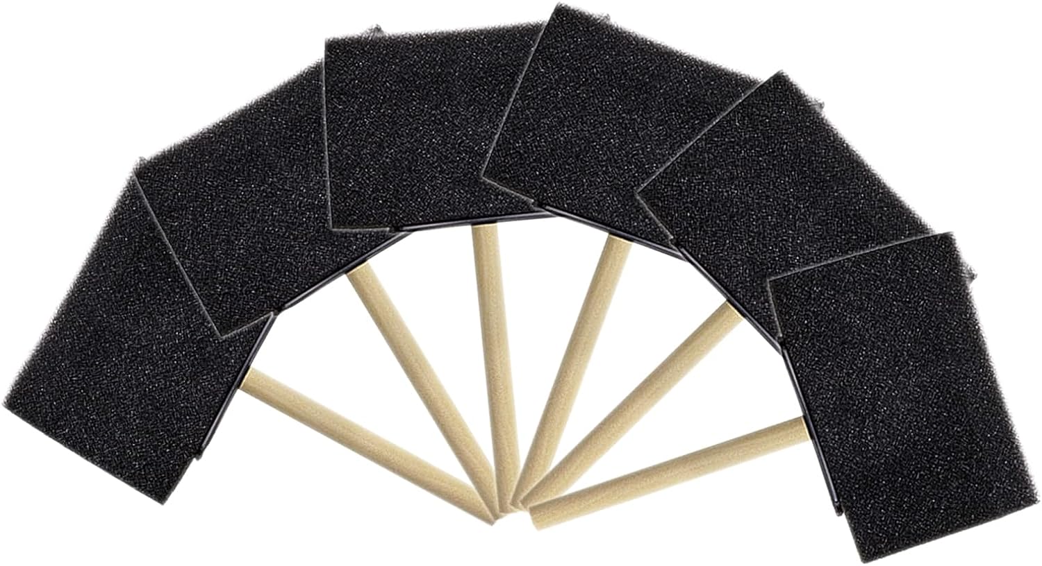 6PCS Sponge Brushes for Kids Painting DIY Crafts Foam Paint Brush with