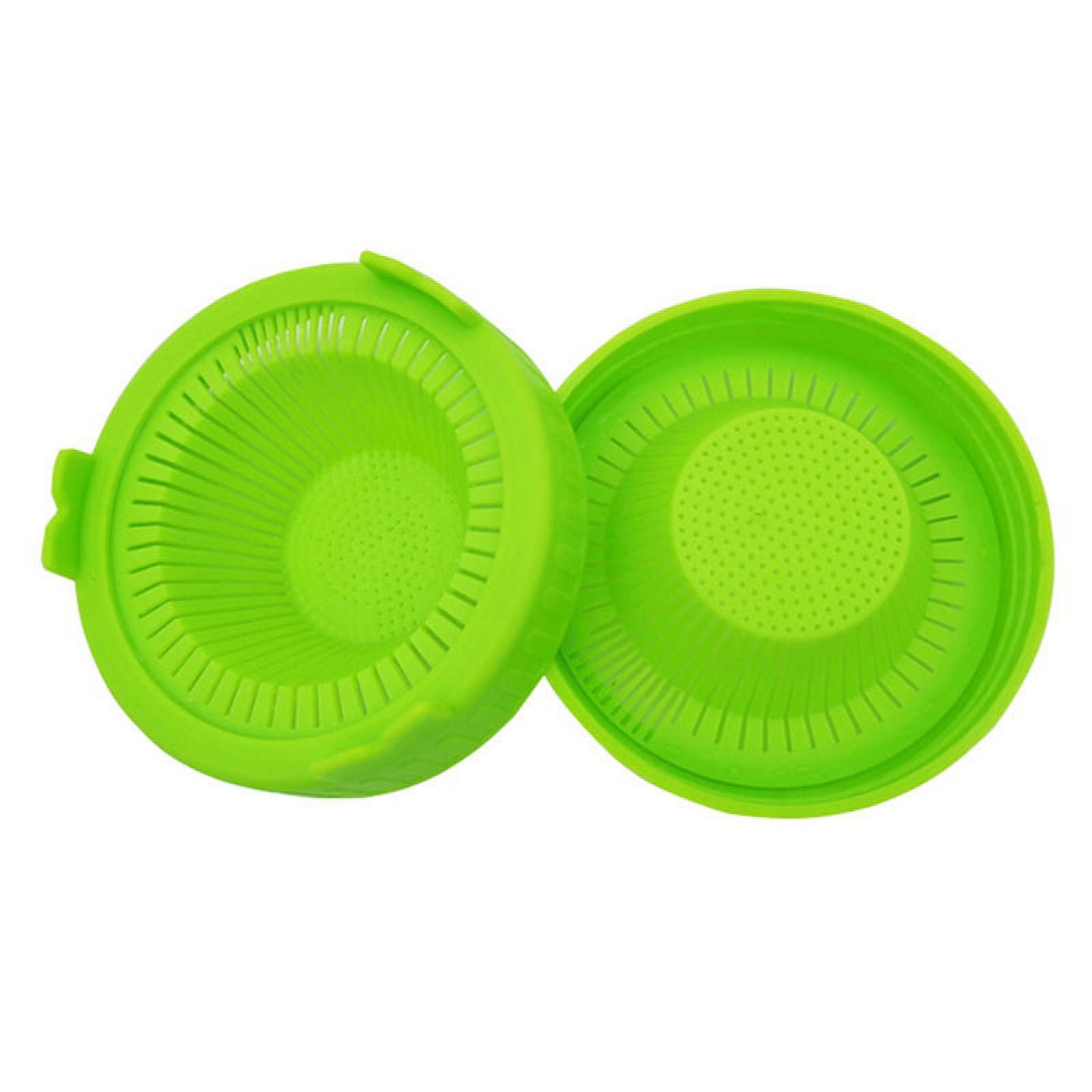 6PCS Sprouting Kit Sprout Jars Lids Mesh Lids for Wide Mouth Jars