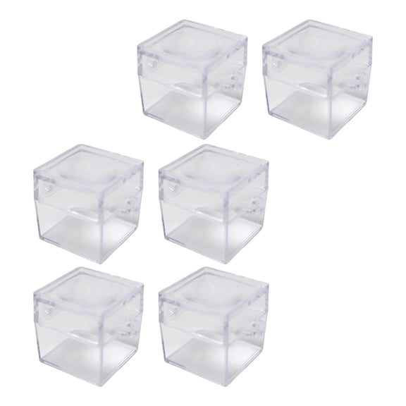 6PCS Square Bugs Observation Container With Magnification Lid Children Safe Bugs Catcher For Home Classroom Use