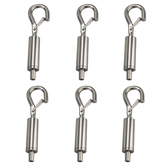 6PCS Steel Wire Rope Hanger Set, Adjustable Hook & Eye Turnbuckle Tension Kit for, Secure Hanging Suspension Accessories for Lights, Picture Rails, DIY Projects