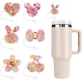 thumbnail image 1 of 6PCS Straw Cover Cap Glitter Toppers for Stanley Cup, Reusable Tumbler Accessories Compatible with 10mm Straw, Funny Gifts for Women & Girls, 1 of 7