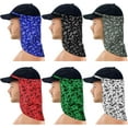 thumbnail image 1 of 6PCS Sun Protection Neck Drape UV Hat Draps Paisley Neck Protector Face Neck Cover for Women Men Fishing Outdoors, 1 of 7