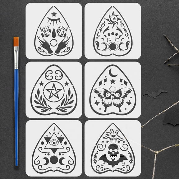 6PCS Symbol Boards Stencils