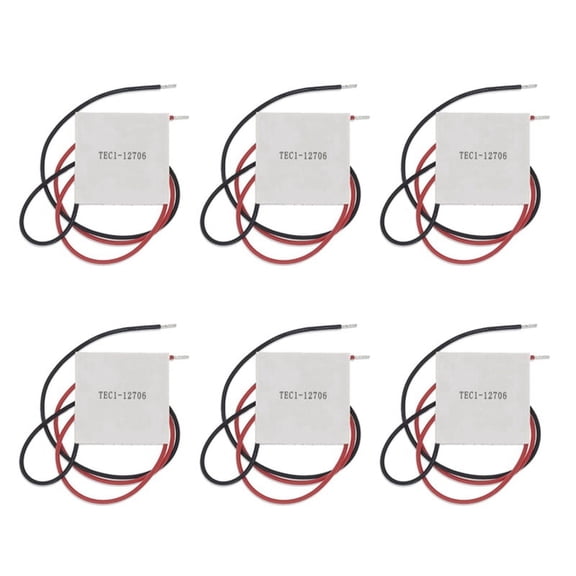 6PCS TEC1-12706 K10 Thermoelectric Cooler Peltier Elemente Module Semiconductor Refrigeration for Car Refrigerator