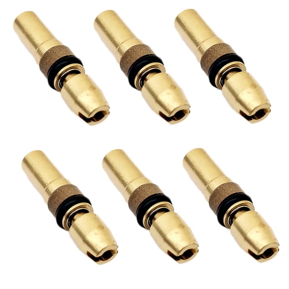 6PCS Three-Stage Piston Head High Pressure Copper 6mm Pump 30Mpa Repair Parts