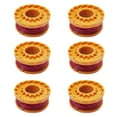 thumbnail image 1 of 6PCS Trimmer Spool Line for Worx WA0010,Edger Spool Weed Wacker Spool Replacement Parts,Trimmer Line Refills 0.065 inch for Electric String Trimmer, 1 of 8