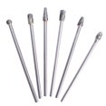 thumbnail image 1 of 6PCS Tungsten Carbide Rotary Burr Set 6mm(1/4") Shank 10mm Head 150mm Length for DIY Woodworking Metal Carving Polishing Engraving Drilling, 1 of 5