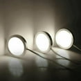 thumbnail image 1 of 6PCS Under Cabinet Lights Kit LED Kitchen Counter Closet LED Puck Display Lamp, 1 of 6