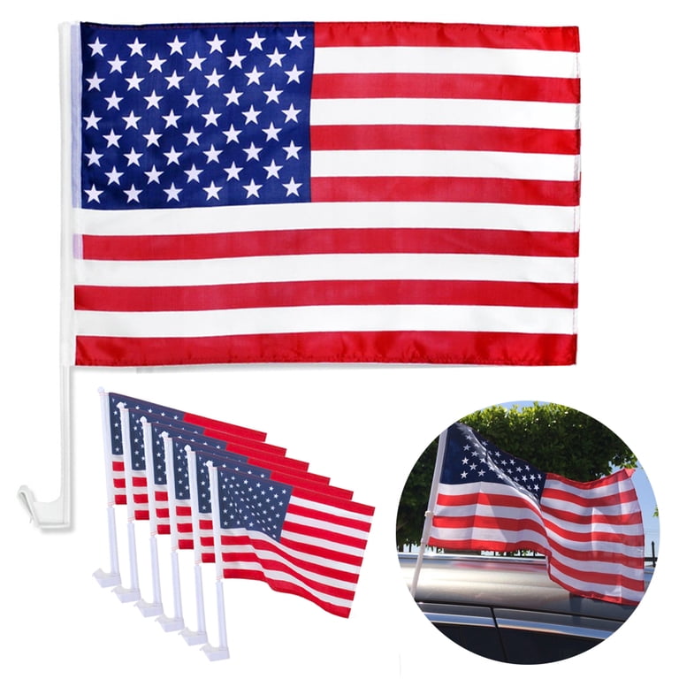 America and indonesia indonesian Flag 12x18 inch Car Flag