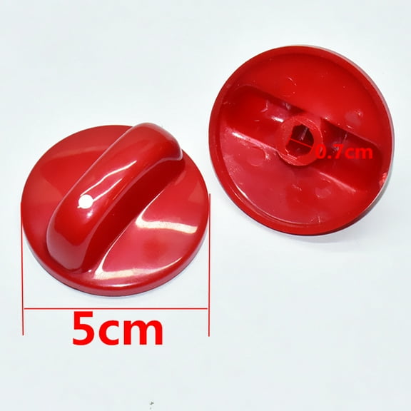 6PCS Universal Gas Stove Control Knobs Replacement Gas Burner Range Control Knob Top Burner Control Dial Knob Range Oven Replacement Ignition Rotary Switch(Red)