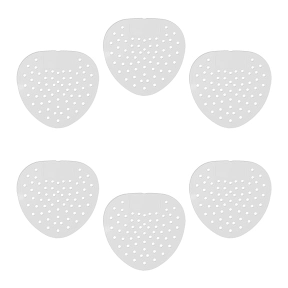 6PCS Urine Splash Guards Pad with Activated Carbons Odor Control Strong Plastic Restroom Accessories for Commercial Use