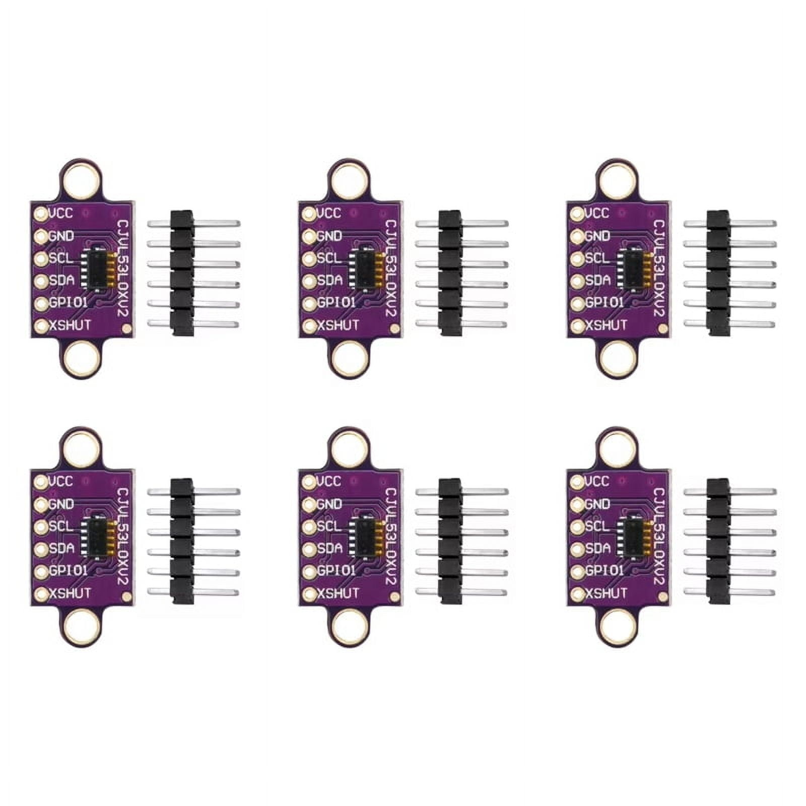 Laser Distance Measurer Module 6PCS V2 Laser Distance Measuring Sensor Module Time-of-Flight Distance ...