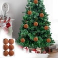 thumbnail image 1 of 6PCS Velvet Christmas Balls Ornaments Christmas Tree Decorations 3.15 Inch Flocked Christmas Hanging Balls for Xmas Decorative Hanging Ornaments Holiday Party Wedding Family Gathering, 1 of 5
