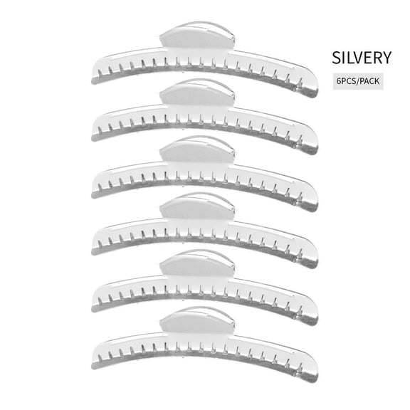 6PCS Vintage Metal Finger Wave Hair Clips Aluminum Hairpin Hairdressing Clip Salon Hair Fixed Hairclips Barber Stlying Tool