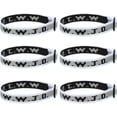 thumbnail image 1 of 6PCS WWJD Bracelet for Women Men, Christian Gifts Wristbands, WWJD Rubber Bracelets - What Would Jesus Do Bracelet, 1 of 6