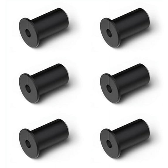 6PCS Wall Grommets 3/4Inch Bushing Grommet for Ethernet Cable 19mm Diameter Hole Routing Kit