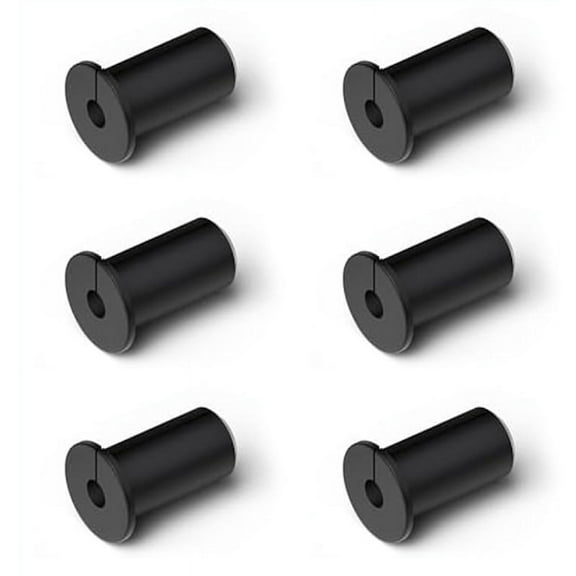6PCS Wall Grommets 3/4Inch Bushing Grommet for Ethernet Cable 19mm Diameter Hole Routing Kit