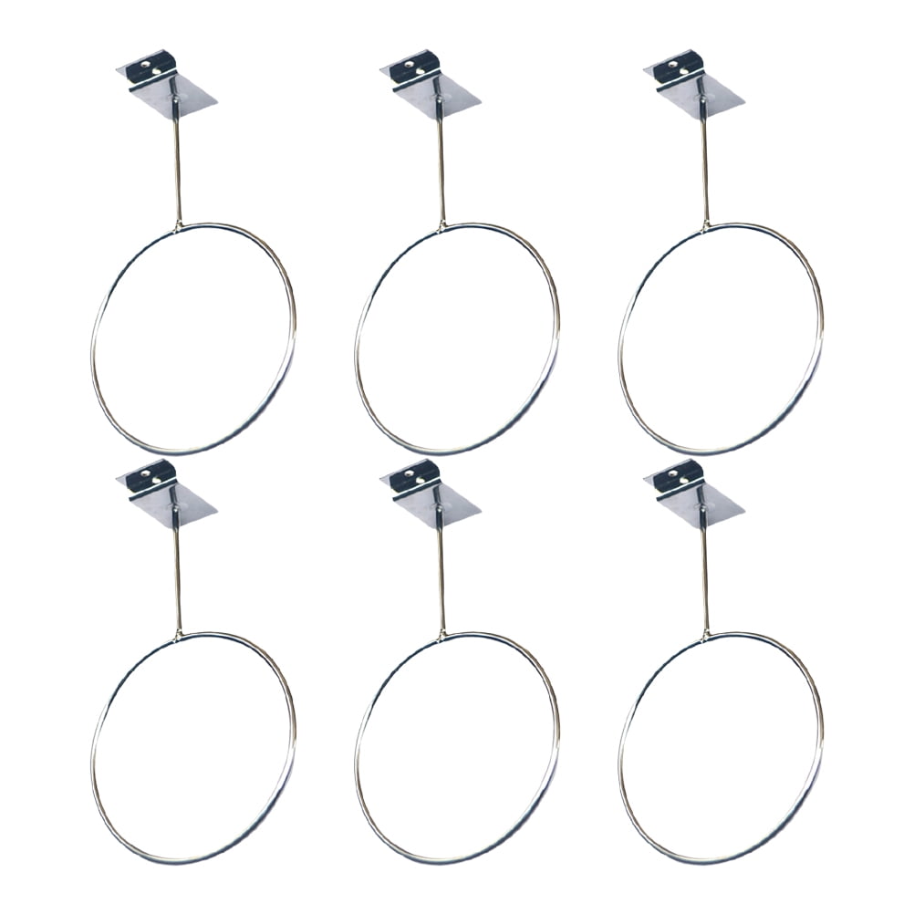 6PCS Wall Mount Ball Racks Display Ball Holders for Basketball Football ...