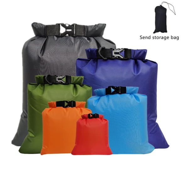 6PCS Waterproof Dry Bags, Lightweight Dry Bags for Kayaking Waterproof, Outdoor Waterproof Bag for Hiking Boating Camping