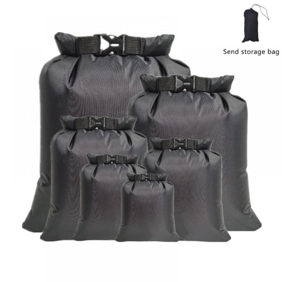 6PCS Waterproof Dry Bags Sack Canoe Kayak Camping Hiking Cycling Sailing 1.5L 2.5L 3L 3.5L 5L 8L