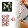 thumbnail image 1 of 6PCS White Christmas Ball Ornaments - 3.14" Shatterproof Xmas Tree Decorations for Holiday & Party Decor, 1 of 6