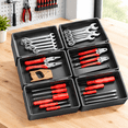 Tool Storage Rack Drawer 6PCS(XL) Extra-large Tool Box Drawer Organizer Trays with Non-slip Pads ...
