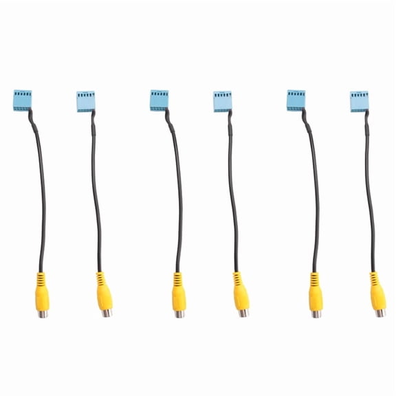 6PCs Car Rearview Camera Video Reverse Camera Convert Cable for-MIB Golf RCD330 RCD330G