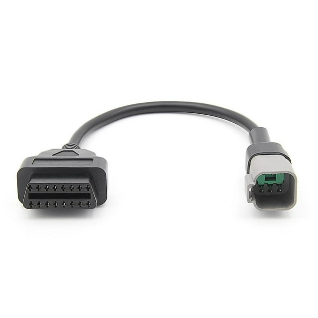 6PIN to 16PIN Diagnostic OBD2 Cable Adapter, OBDII Scanner Replacement