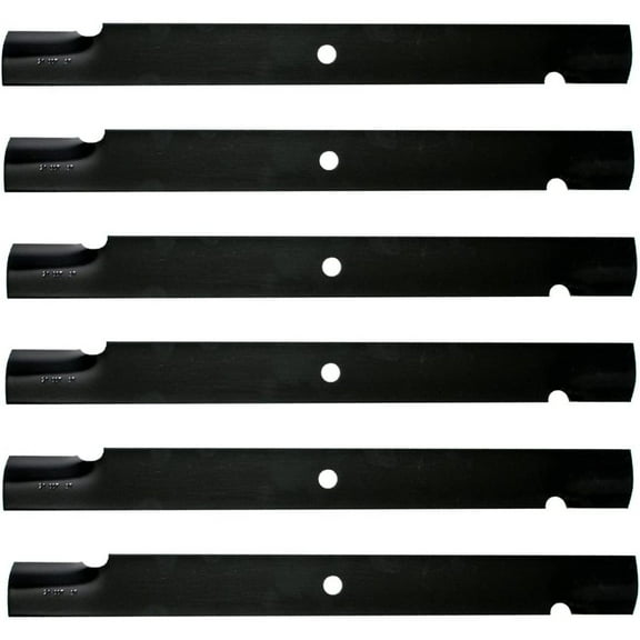 6PK 72" Deck Blades Replacement for Zero Turn Mowers 481709 Ferris 48112, 48113, 482882, Exmark Lazer Z 1-643006, 103-2531, Toro Turf Master 105-7784-03 ZTR