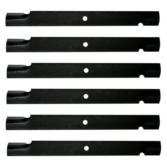6PK 72" Deck Blades Replacement for Zero Turn Mowers 481709 Ferris 48112, 48113, 482882, Exmark Lazer Z 1-643006, 103-2531, Toro Turf Master 105-7784-03 ZTR