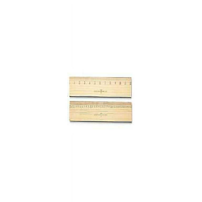 Wood Ruler, Metric and 1/16 Wood Ruler, Metric and 1/16