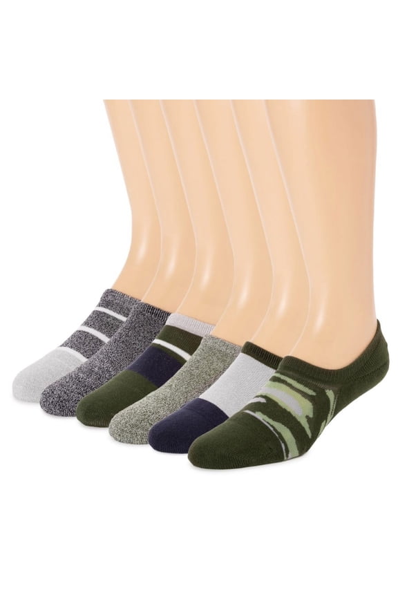 6PK MEN NOSHW SPRT SK-OLIVE PK