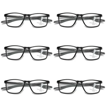 6PK Men Women Multifocus No Line Progressive Reading Glasses Multifocal Readers