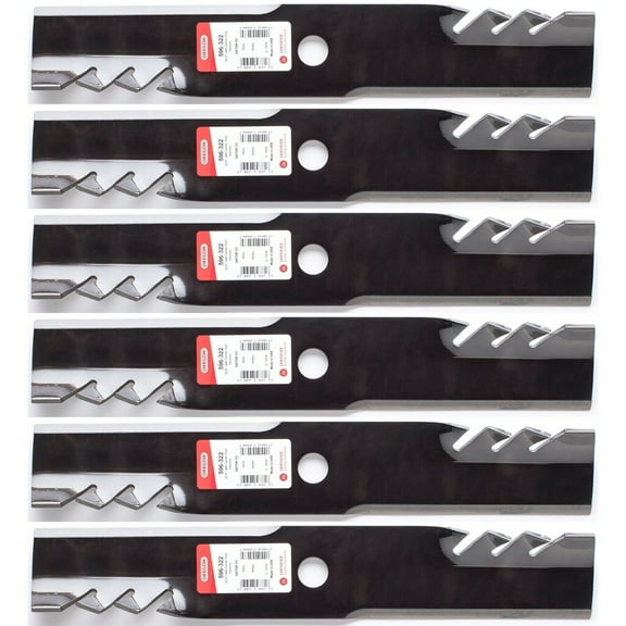 6PK Oregon 596-322 Gator Blades for Exmark 52" Radius S-Series RAS708GEM523C3