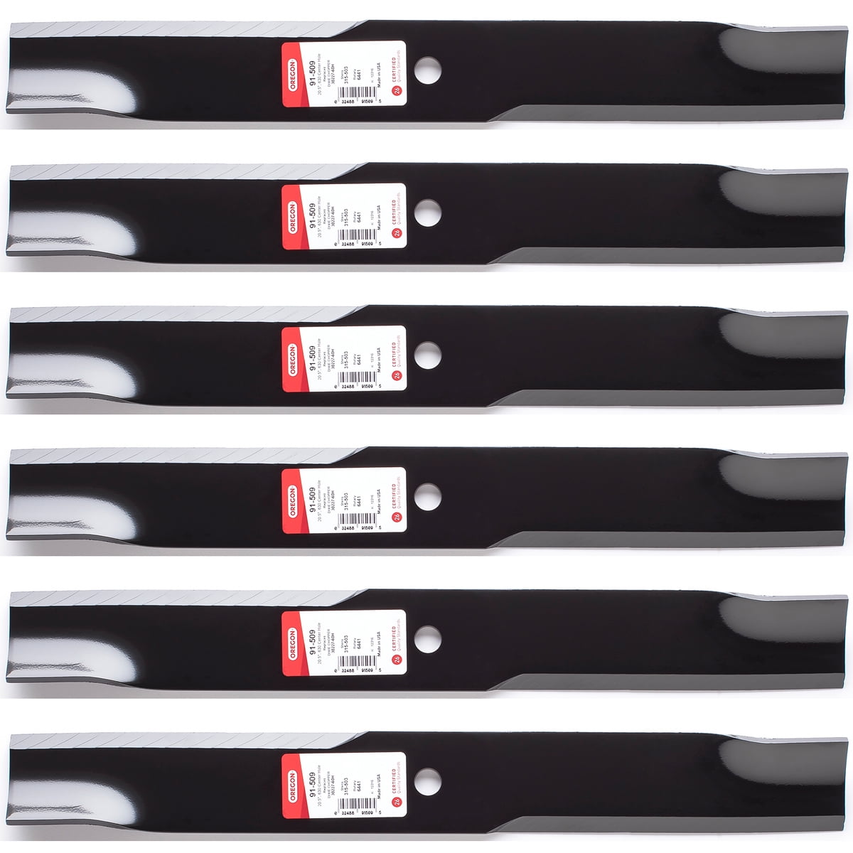6PK Oregon 91-509 Heavy Duty Blades for 60