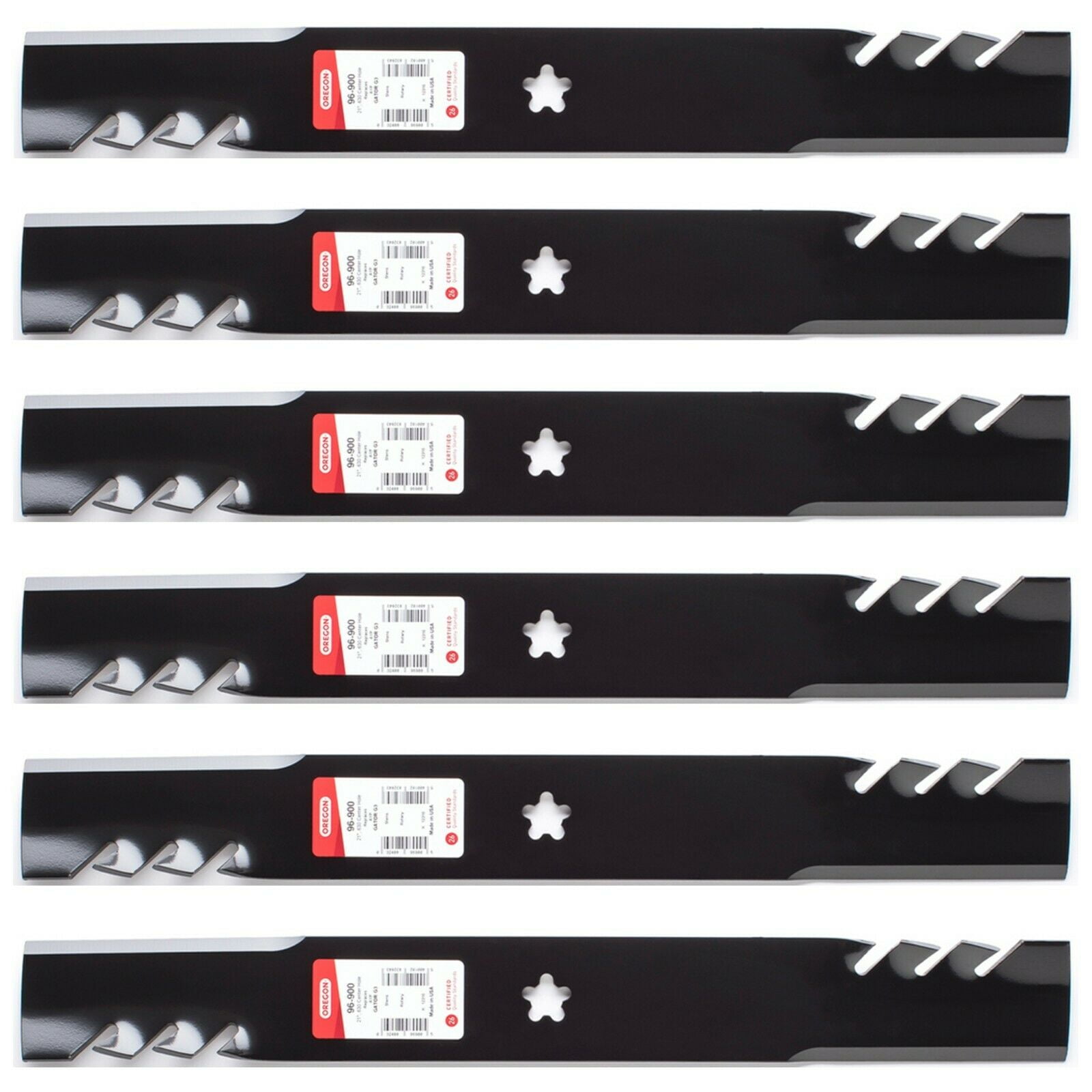 6PK Oregon 96900 Gator G3 Mulching Blade for 42" Husqvarna YTH18542