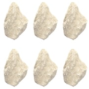 6PK Raw Limestone Chalk, Sedimentary Rock Specimens - Approx. 1" - Geologist Selected & Hand Processed - Great for Science Classrooms - Class Pack - Eisco Labs