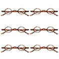 thumbnail image 1 of 6PK Unisex Small Round Reading Glasses Blue Light Blocking Readers Men Women, 1 of 4