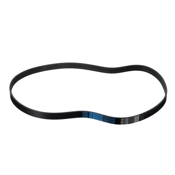 6PK1335 V-Ribbed Belt 6 Ribs 1335mm Length x 21mm Width x 5mm Height, EPDM Micro V Serpentine Belt