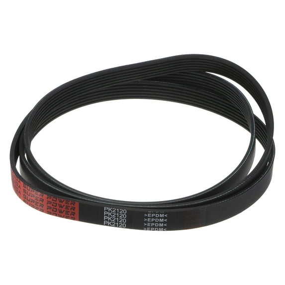 6PK2120 V-Ribbed Belt 6 Ribs 2120mm Length x 21mm Width x 5mm Height, EPDM Micro V Serpentine Belt